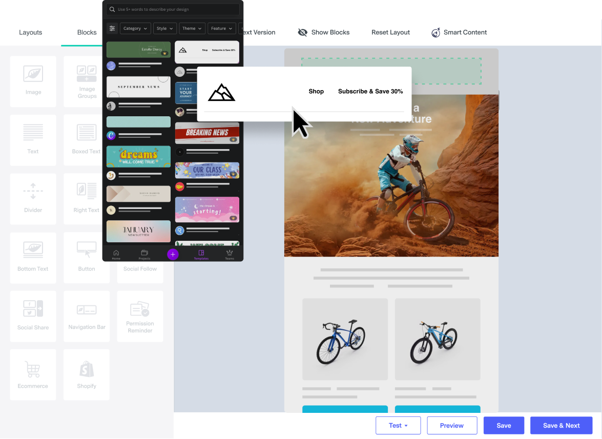 Drag-and-drop-Benchmark-Email-Canva Drag-and-drop-Benchmark-Email-Canva