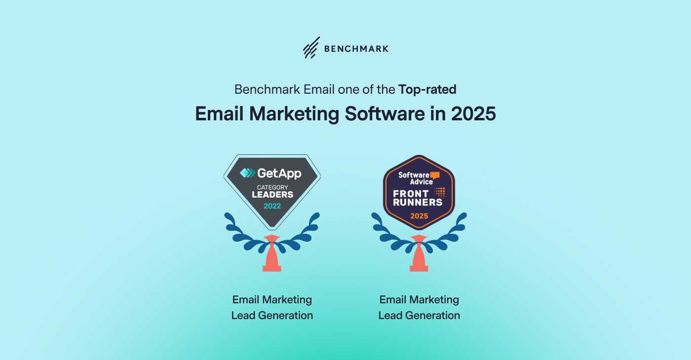 Benchmark Email Recognized as one of the Top-rated Email Marketing Software in 2025