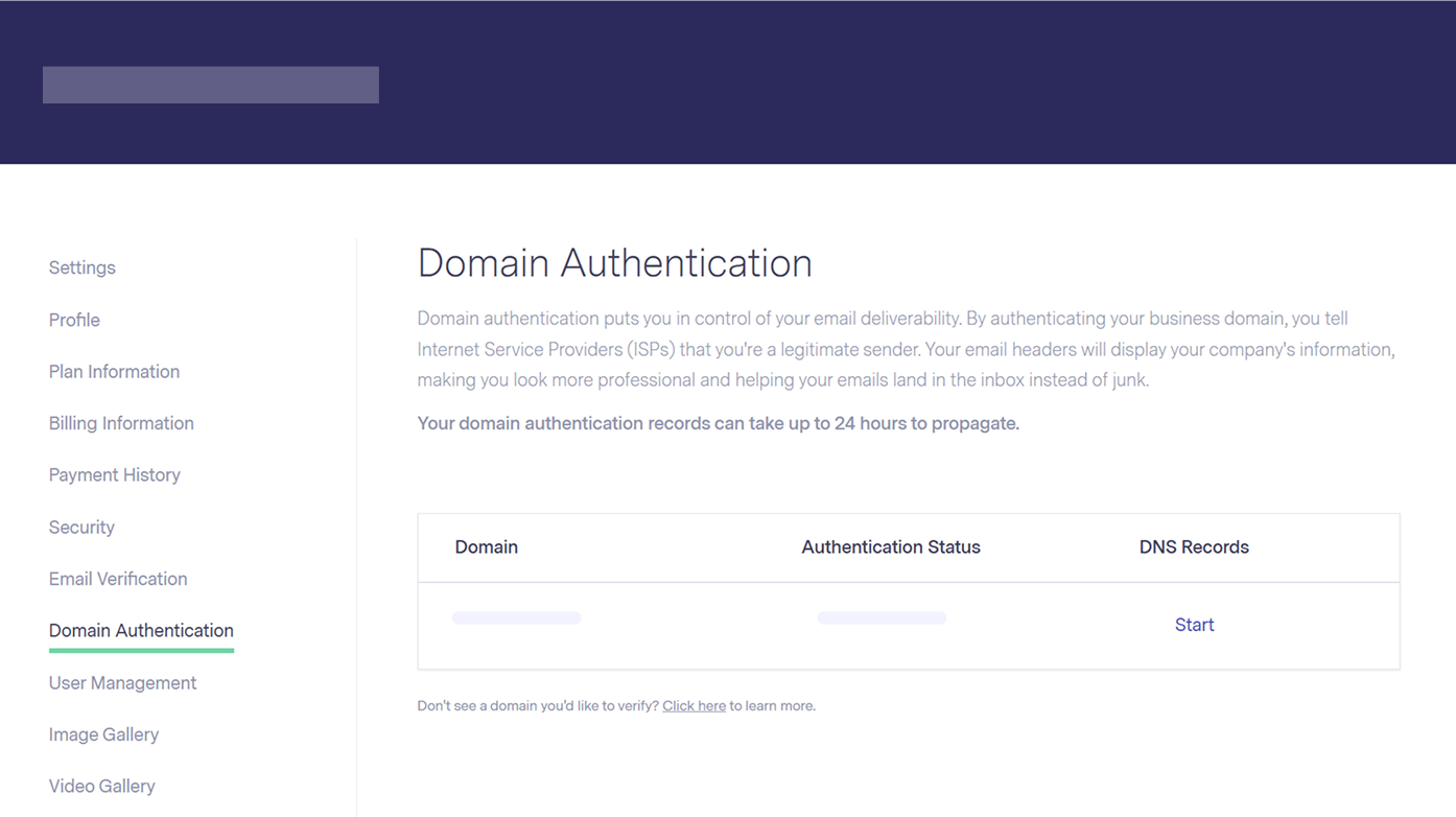 Domain Authentication Domain Authentication