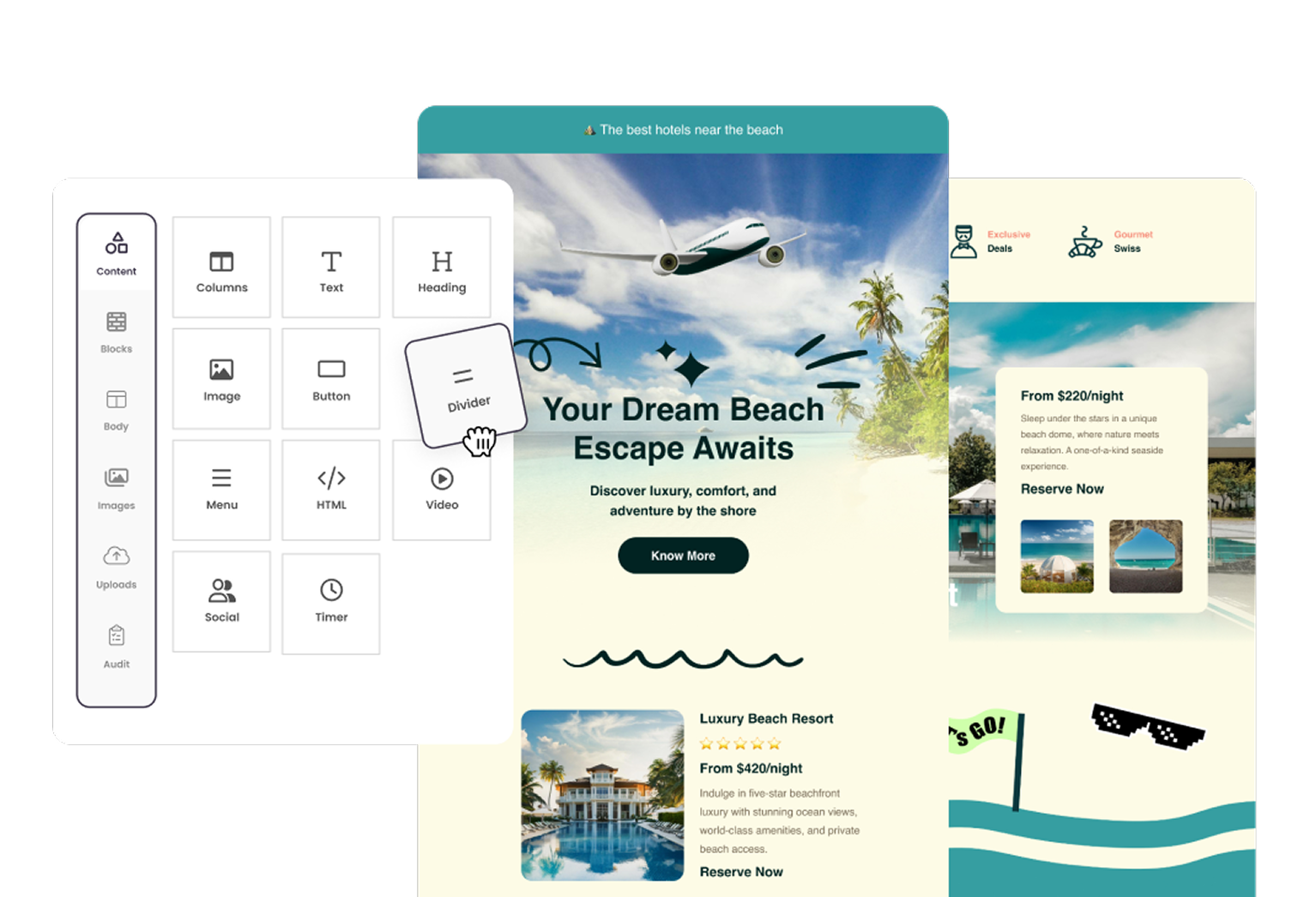 Design & Email Builder